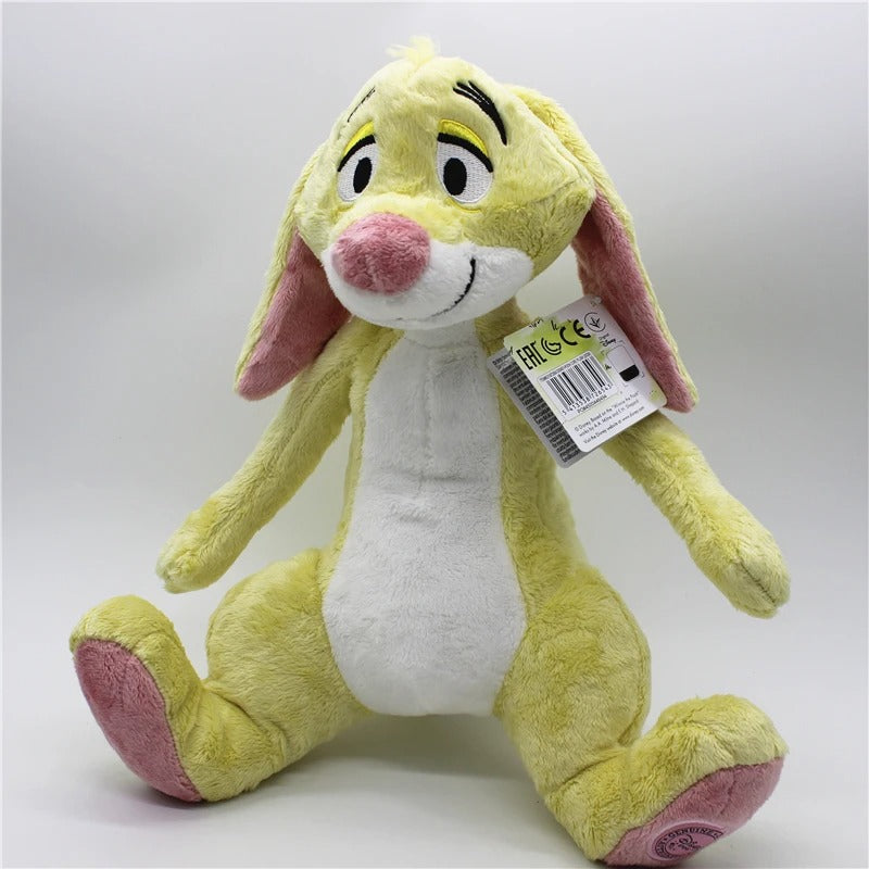 Plush toy resembling a cartoon character with a white belly on a light gray background. Official Winnie the Pooh & Friends Premium Cotton Plush Collection by Titantoons rabbit