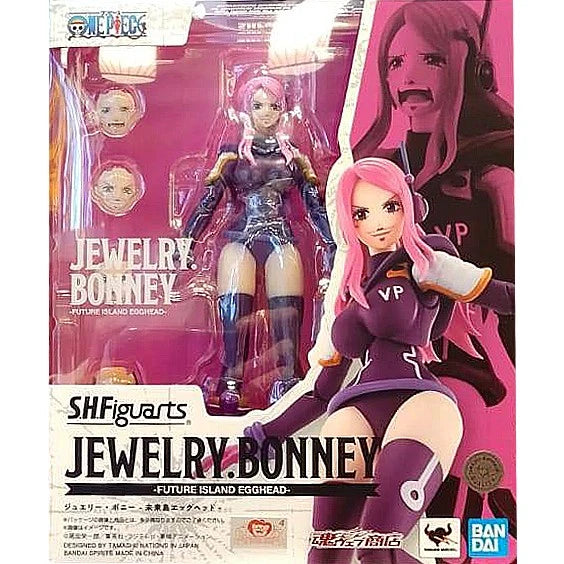 One Piece: Jewelry Bonney (Future Island Egghead Ver.) Authentic S.H. Figuarts Fully Articulated Action Figure by Bandai Spirits