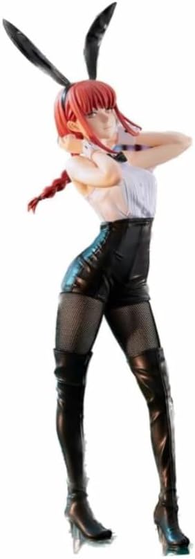 Chainsaw Man Makima Authentic 30cm BiCute Bunnies Figure – Real Fabric Fishnet Tuxedo Costume Statue by FuRyu