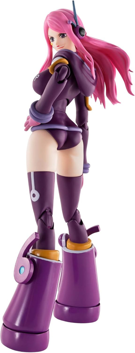 One Piece: Jewelry Bonney (Future Island Egghead Ver.) Authentic S.H. Figuarts Fully Articulated Action Figure by Bandai Spirits