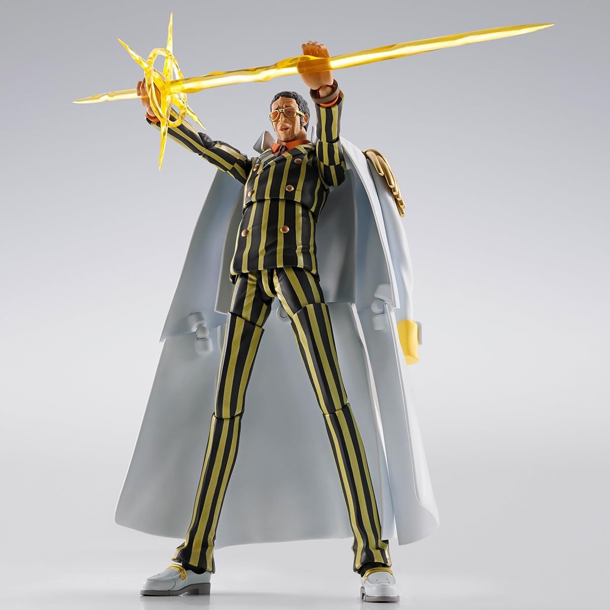 One Piece: Borsalino Kizaru (Future Island Egghead Ver.) Authentic S.H. Figuarts Fully Articulated Action Figure by Bandai Spirits