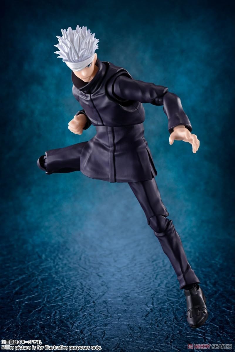 Jujutsu Kaisen 0: The Movie S.H.Figuarts Satoru Gojo Authentic 16cm Articulated Action Figure – Prequel Special Grade Sorcerer Edition