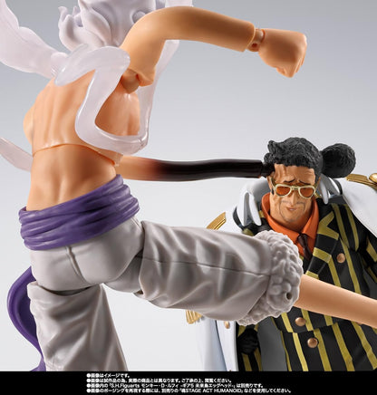 One Piece: Borsalino Kizaru (Future Island Egghead Ver.) Authentic S.H. Figuarts Fully Articulated Action Figure by Bandai Spirits