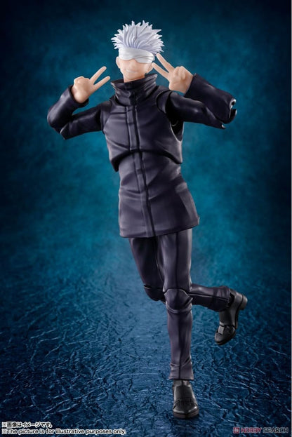 Jujutsu Kaisen 0: The Movie S.H.Figuarts Satoru Gojo Authentic 16cm Articulated Action Figure – Prequel Special Grade Sorcerer Edition