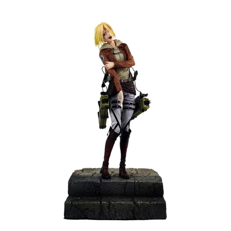 Statue of a character on a white background Attack on Titan: Annie Leonhart (Scout Regiment Veteran Edition) 28cm Premium Anime Scale Figure Statue