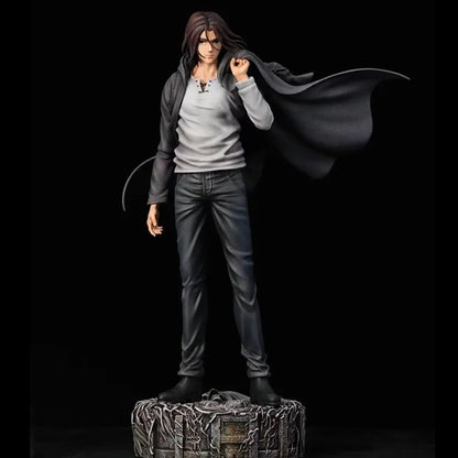 Statue of a character with a cape on a dark background Attack on Titan: Eren Jaeger (The Jaegerist Leader / Final Season) 30cm Premium Scale Figure Statue by Herz Studio