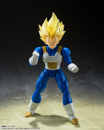 Bandai S.H.Figuarts Dragon Ball Z: Vegeta Awakened Super Saiyan Blood Authentic Premium Action Figure