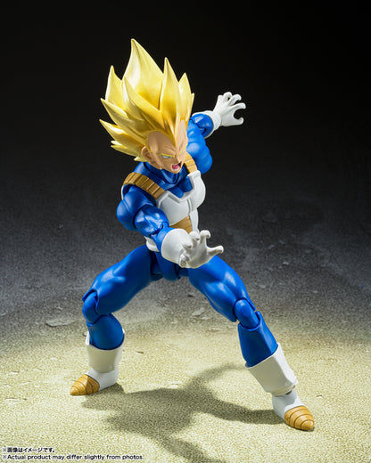 Bandai S.H.Figuarts Dragon Ball Z: Vegeta Awakened Super Saiyan Blood Authentic Premium Action Figure