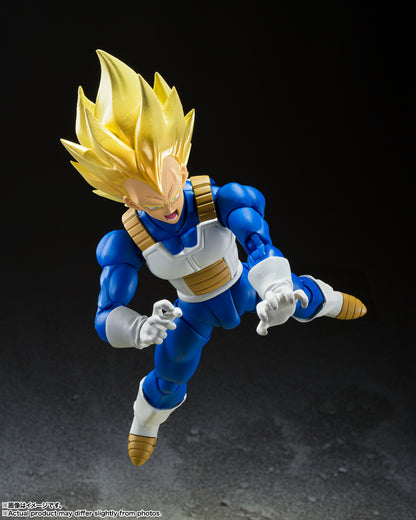 Bandai S.H.Figuarts Dragon Ball Z: Vegeta Awakened Super Saiyan Blood Authentic Premium Action Figure