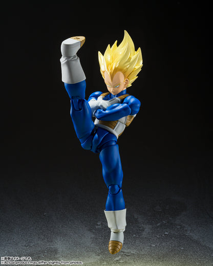 Bandai S.H.Figuarts Dragon Ball Z: Vegeta Awakened Super Saiyan Blood Authentic Premium Action Figure
