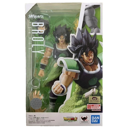 S.H. Figuarts Broly action figure packaging with Bandai logo Bandai S.H.Figuarts Dragon Ball Super: Broly -Super- Authentic Premium Action Figure