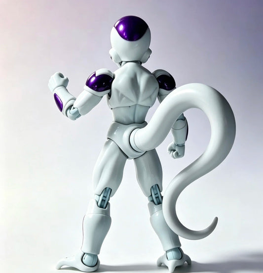 Action figure with white and purple design on a light gray background Bandai S.H.Figuarts Dragon Ball Z: Final Form Frieza Authentic 14cm Premium Action Figure