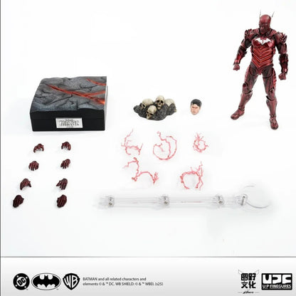 Action figure set with accessories on a white background Batman: Arkham Knight (Soldier Warrior Edition) 1/12 Scale Premium Action Figures by LPZZ