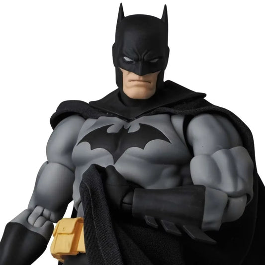 Batman action figure with detailed costume and mask on a white background Batman: Hush (Black Version) 1/12 Scale Collectible Action Figure by CT Toys