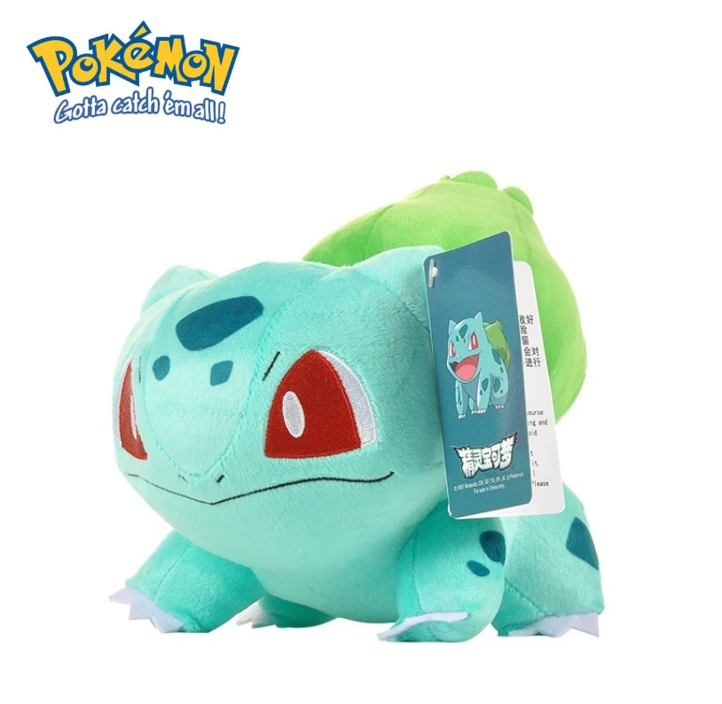 Official Pokémon Bulbasaur Premium Cotton Plush by Titantoons – 6-Inch