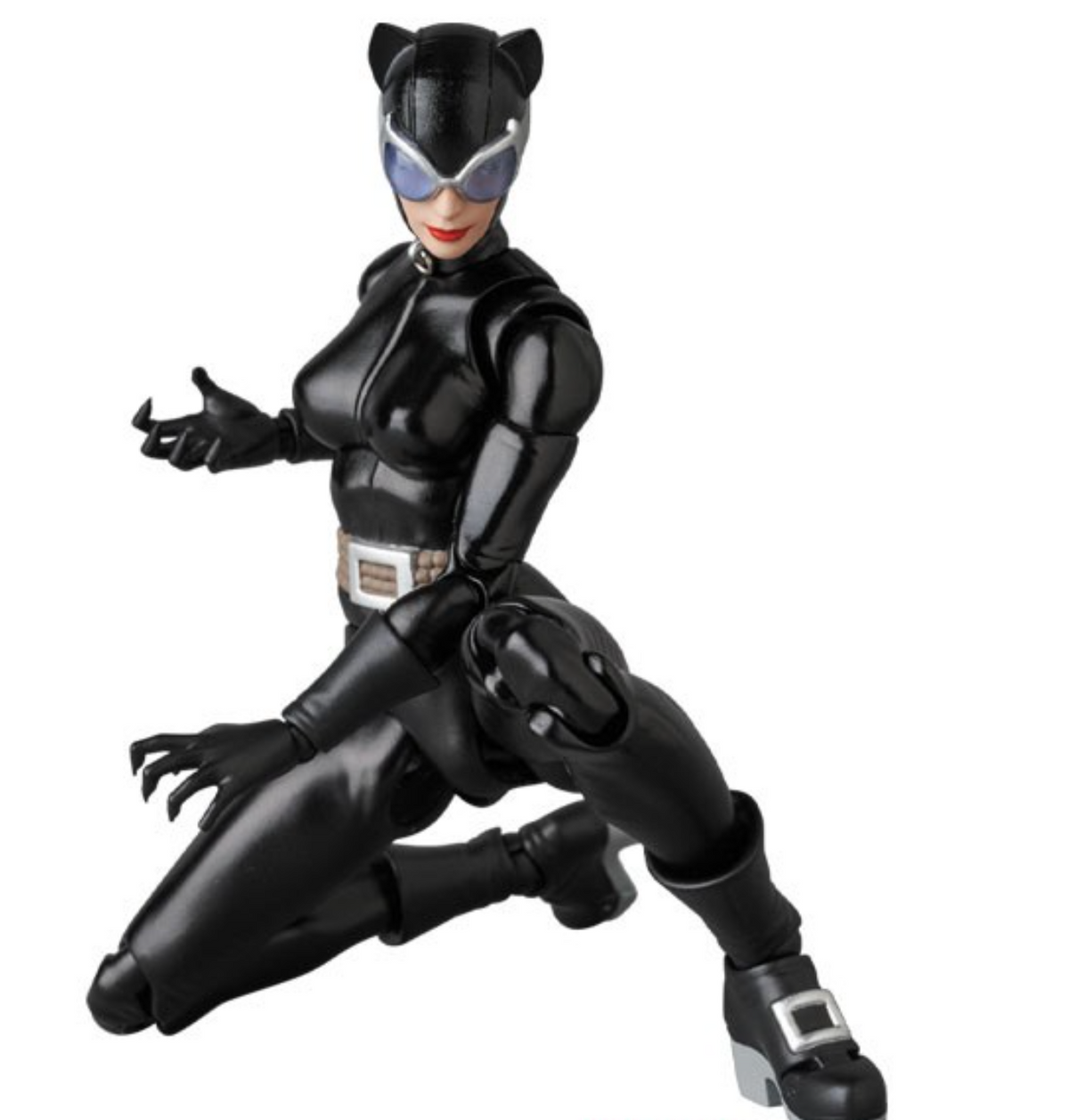 Catwoman action figure in black costume on a white background Catwoman: Hush Edition (No. 123) 1/12 Scale Collectible Action Figure