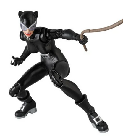 Catwoman action figure in black costume with a white background Catwoman: Hush Edition (No. 123) 1/12 Scale Collectible Action Figure