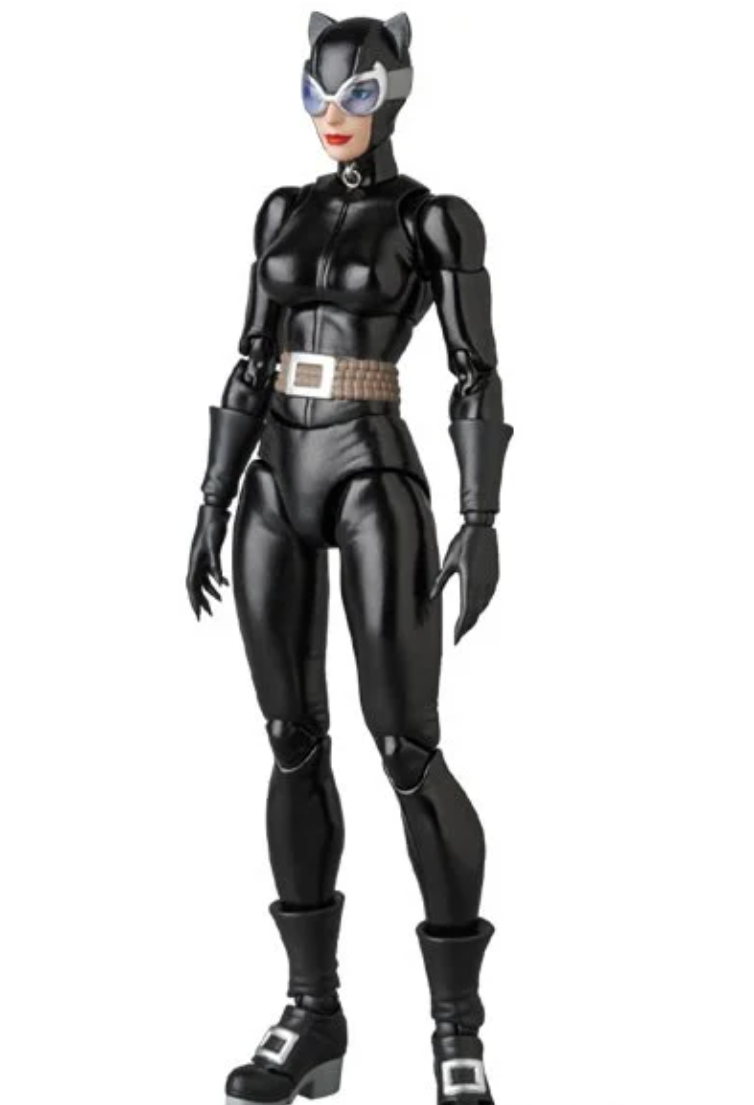 Action figure in a black cat-themed costume on a white background Catwoman: Hush Edition (No. 123) 1/12 Scale Collectible Action Figure