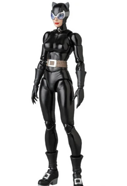 Action figure in a black cat-themed costume on a white background Catwoman: Hush Edition (No. 123) 1/12 Scale Collectible Action Figure