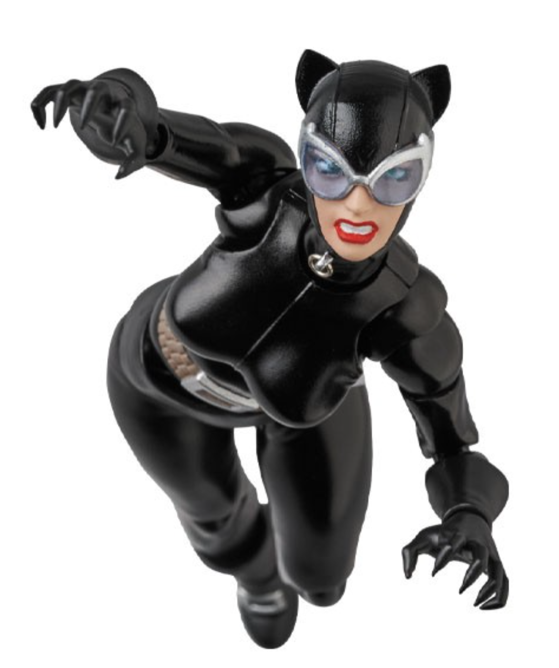 Catwoman action figure in black costume with cat ears on a white background Catwoman: Hush Edition (No. 123) 1/12 Scale Collectible Action Figure