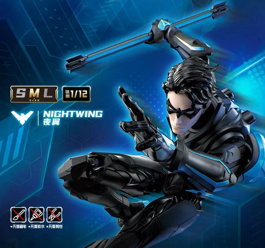 DC Comics Nightwing (Shining Version) 1/12 Scale Precision Assembly Figure by Blokees