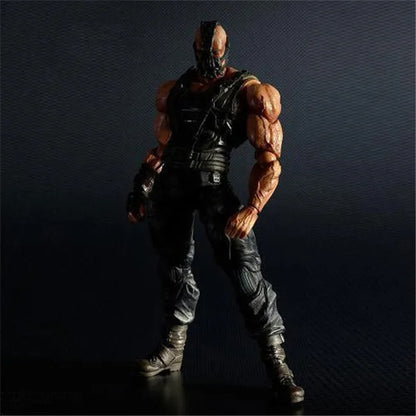 Action figure with a dark background DC Comics The Dark Knight Rises: Bane Play Arts Kai 26cm Premium Action Figure by Square Enix