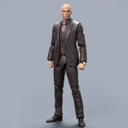 Action figure in a detailed suit on a gray background DC Studios Lex Luthor (The Mastermind Edition) 1/9 Scale Premium Action Figure by FondJoy