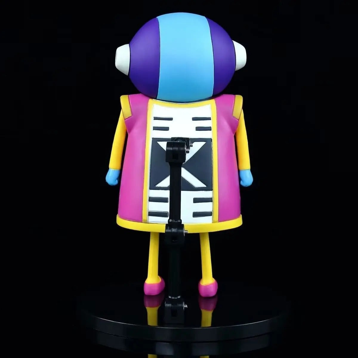 Colorful robot figurine with a black base on a dark background Dragon Ball Super: Grand Zeno (Zen-Oh) 14cm Premium Vinyl Figure