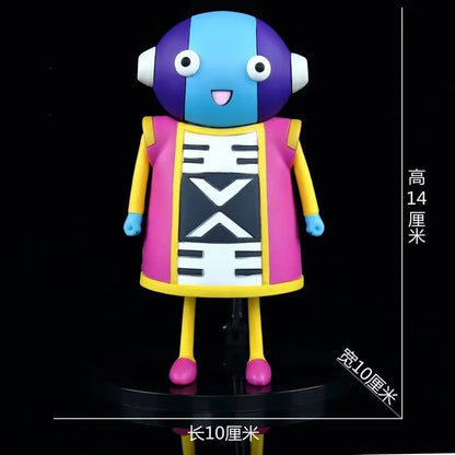 Colorful cartoon character figurine on a black background Dragon Ball Super: Grand Zeno (Zen-Oh) 14cm Premium Vinyl Figure