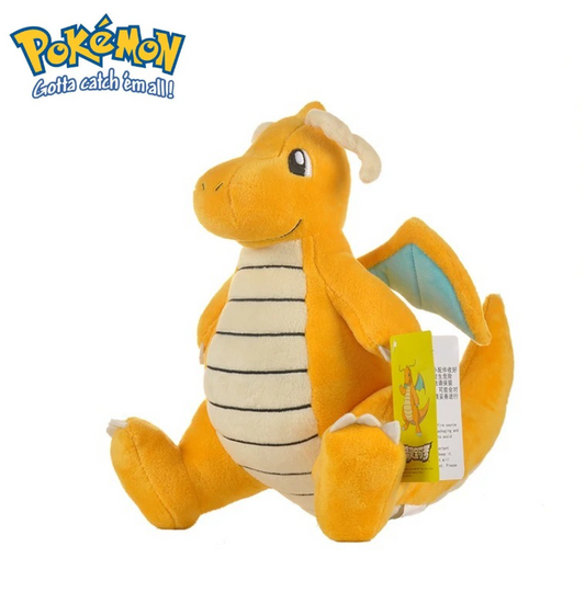 Official Pokémon Dragonite Premium Cotton Plush by Titantoons – 10-Inch