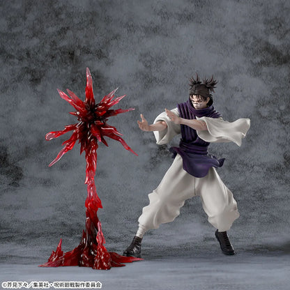 Action figure of a character with a red, spiky object on a white background JUJUTSU KAISEN Choso Authentic SEGA Luminasta Prize Figure – Culling Game Arc Supernova Edition Blood Manipulation Statue