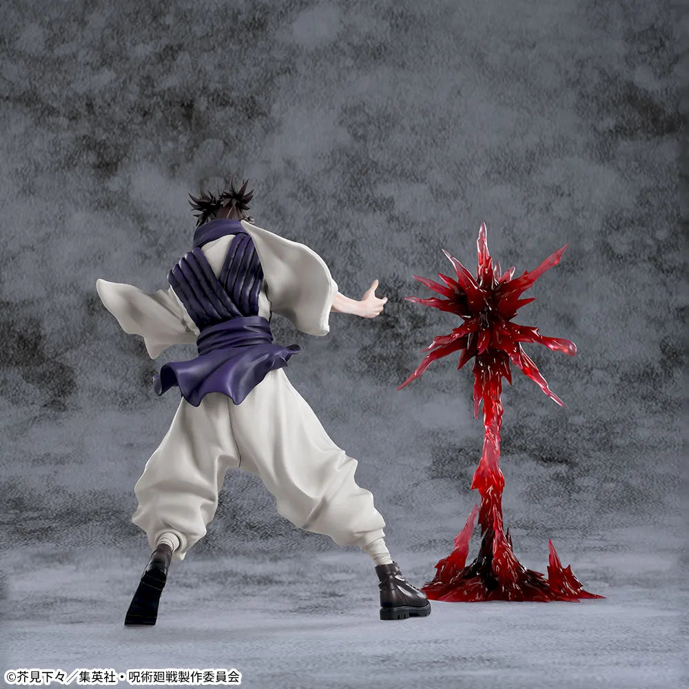 Action figure in a dynamic pose with a red energy effect on a white background JUJUTSU KAISEN Choso Authentic SEGA Luminasta Prize Figure – Culling Game Arc Supernova Edition Blood Manipulation Statue back