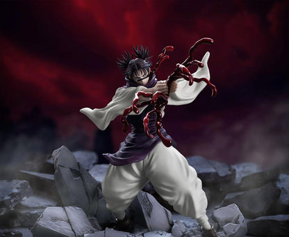 Animated character in a dynamic pose on a rock JUJUTSU KAISEN Choso Authentic SEGA Luminasta Prize Figure – Shibuya Incident Arc Piercing Blood Edition Concrete Rubble Base Statue