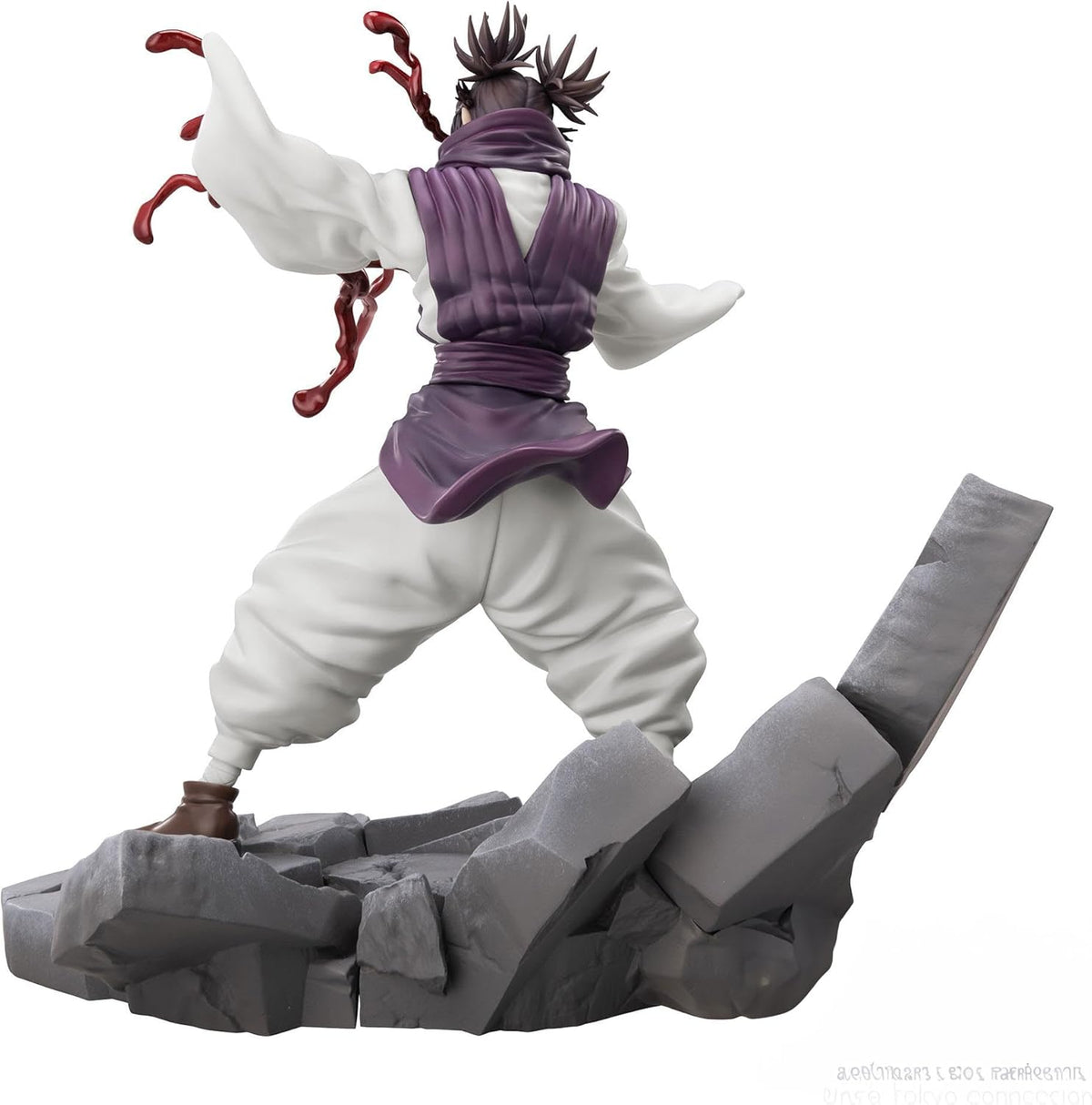 Action figure on a white background JUJUTSU KAISEN Choso Authentic SEGA Luminasta Prize Figure – Shibuya Incident Arc Piercing Blood Edition Concrete Rubble Base Statue back