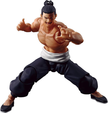 Action figure in a dynamic pose on a white background Jujutsu Kaisen S.H.Figuarts Aoi Todo Authentic 16cm Articulated Action Figure – Kyoto High Grade 1 Boogie Woogie Edition
