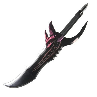 Solo Leveling 61cm Premium Wooden Replica Dagger – Authentic Shadow Monarch Cosplay & Display Weapons (Knight Killer & Kasaka's Venom Fang Variants)