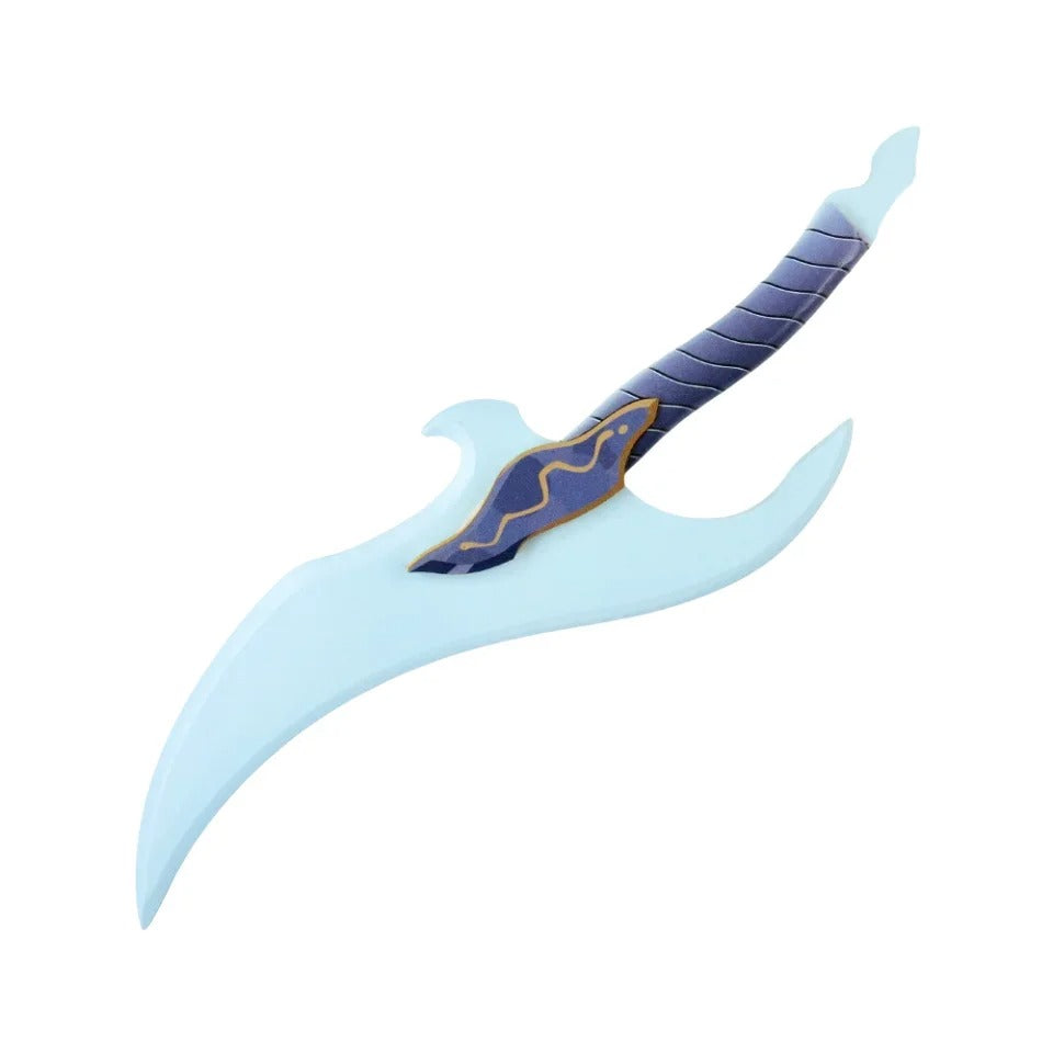 Solo Leveling 61cm Premium Wooden Replica Dagger – Authentic Shadow Monarch Cosplay & Display Weapons (Knight Killer & Kasaka's Venom Fang Variants)