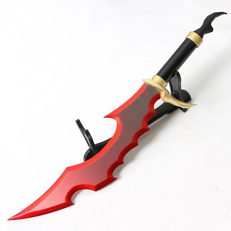 Solo Leveling 61cm Premium Wooden Replica Dagger – Authentic Shadow Monarch Cosplay & Display Weapons (Knight Killer & Kasaka's Venom Fang Variants)