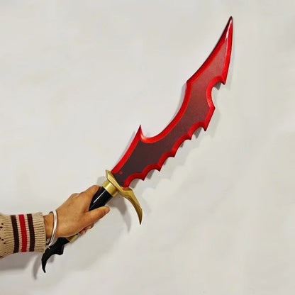 Solo Leveling 61cm Premium Wooden Replica Dagger – Authentic Shadow Monarch Cosplay & Display Weapons (Knight Killer & Kasaka's Venom Fang Variants)