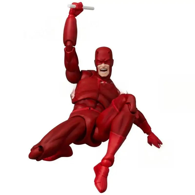 Red superhero action figure in dynamic pose on a white background Marvel Comics Daredevil (Classic Comic Version No. 223) 1/12 Scale Premium Action Figure by CT Toys