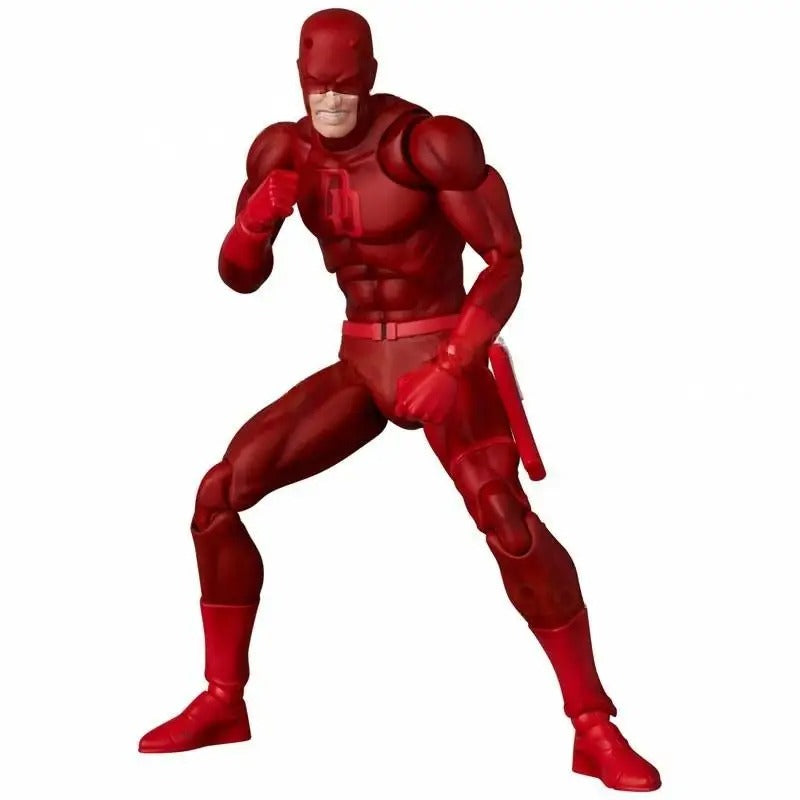 Red superhero action figure on a white background Marvel Comics Daredevil (Classic Comic Version No. 223) 1/12 Scale Premium Action Figure by CT Toys
