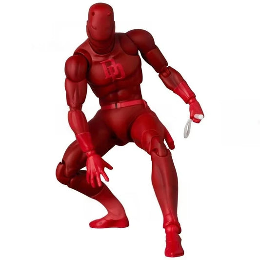 Red superhero action figure on a white background Marvel Comics Daredevil (Classic Comic Version No. 223) 1/12 Scale Premium Action Figure by CT Toys
