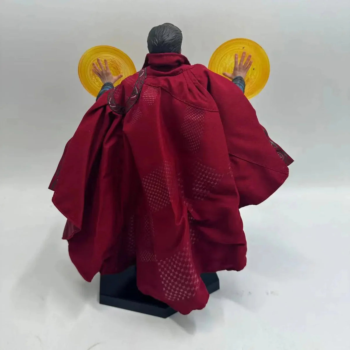 Action figure with a red cape and textured back on a white background Marvel Doctor Strange (Sorcerer Supreme Edition) 28cm Premium Figure by Crazy Toys