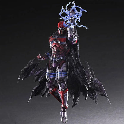 Action figure with a dark, metallic design on a gray background Marvel Universe Variant Play Arts Kai: Magneto 26cm Premium Action Figure by Square Enix