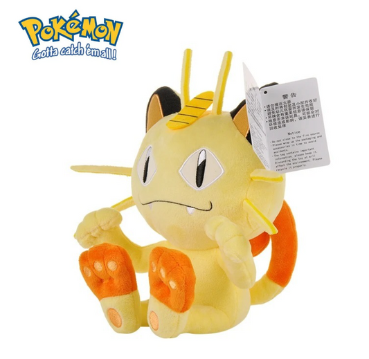 Official Pokémon Meowth Premium Cotton Plush by Titantoons – 10-Inch