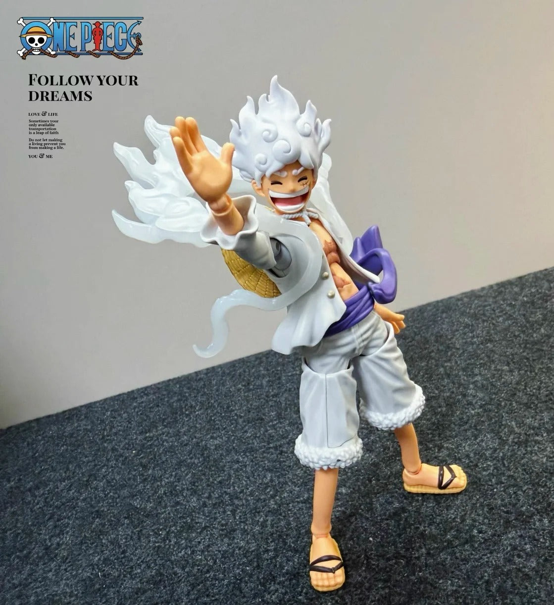One Piece: Monkey D. Luffy Gear 5 (Sun God Nika Ver.) Authentic S.H. F – Titan Toons