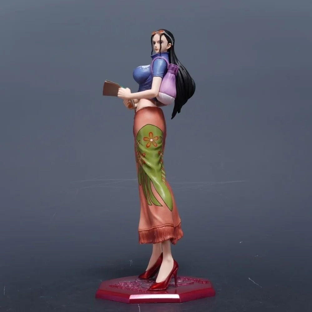 Colorful figurine of a character on a dark gray background One Piece: Nico Robin Authentic 1/6 Scale Complete Painted Garage Kit Statue (D.S Studio Limited Sale Standard Version)