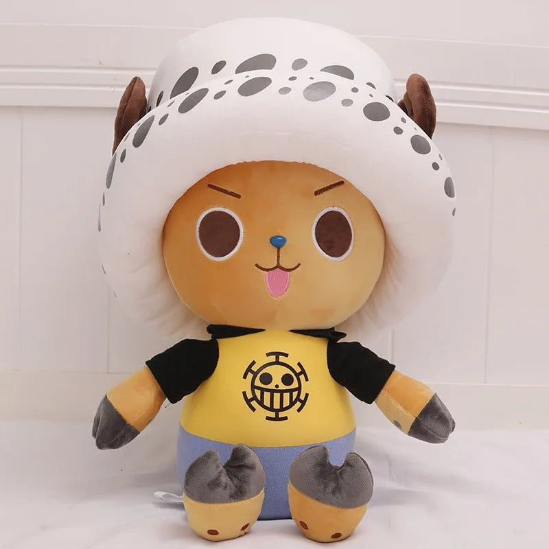 Plush toy with a character design on a white background One Piece: Tony Tony Chopper Luxury Character Plush