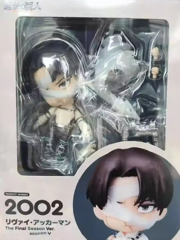 Attack on Titan: Levi Ackerman (The Final Season - Nendoroid No.2002) Authentic Fully Articulated Chibi Figure by Good Smile Company