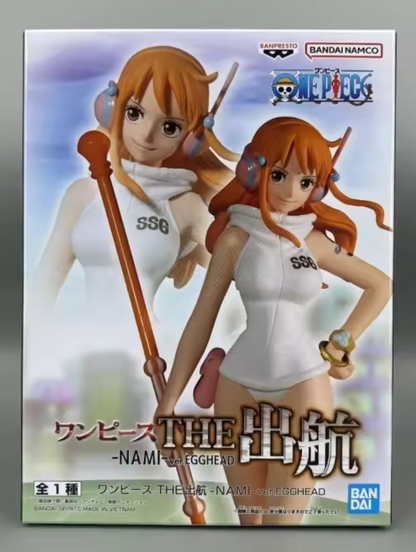 One Piece: Nami (Future Island Egghead Ver.) The Shukko Authentic 16cm PVC Exhibition Scale Statue by Banpresto